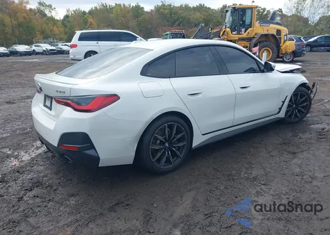 2022 BMW 430I Gran Coupe z USA, uszkodzony, nr VIN WBA63AV00NFL96433